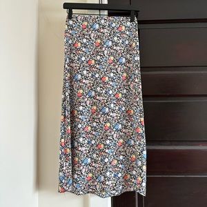 Floral Midi Skirt